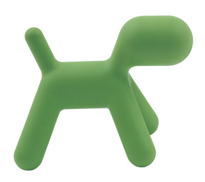 Magis Collection Me Too Puppy Small Children's chair. Mat green