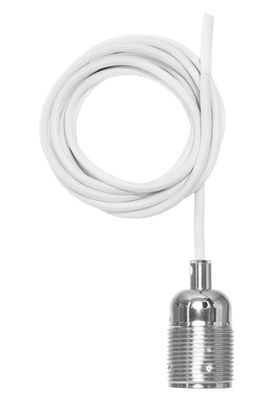 Frama - Pop Corn Frama Kit Pendant - Set cable + lamp socket E27. Steel
