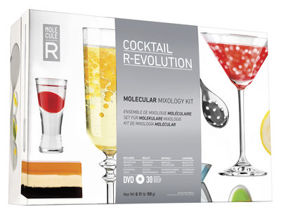 Molécule-R Cocktail R-ÉVOLUTION Molecular cooking kit. Multicoulered