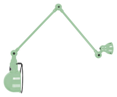 Jieldé Signal Wall light - 2 arms - L max 60 cm. Glossy water green