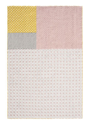 Gan Silaï Rug - 170 x 240 cm. Pink,Yellow,Grey