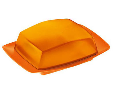 Koziol Rio Butter dish - Butter dish. Orange