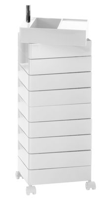 Magis 360° Mobile container - 10 drawers. Glossy white
