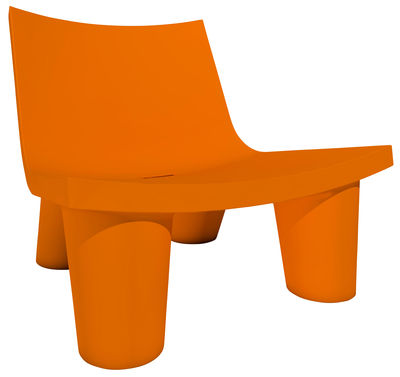 Slide Low Lita Low armchair. Orange