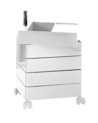 Magis 360° Mobile container - 5 drawers. Glossy white