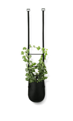 Authentics Urban Garden Bag Flowerpot - Plant bag to hang 1 litre. Black