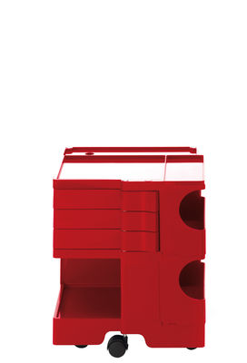 B-LINE Boby Trolley - H 52 cm - 3 drawers. Red