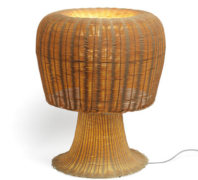 Alessi Amanita Table lamp - H 60 cm. Rattan