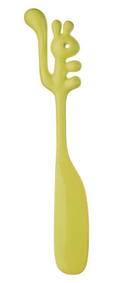 Koziol Yummi Spred knife. Mustard green