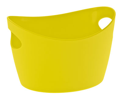 Koziol Bottichelli XXS Basket - L 12 x H 7 cm. Mustard