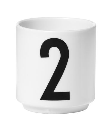 Design Letters Arne Jacobsen Espresso cup - Porcelain - 2. White