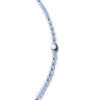 Leonardo Bijoux Darlin's Basic Beat Necklace - Necklace. Light blue