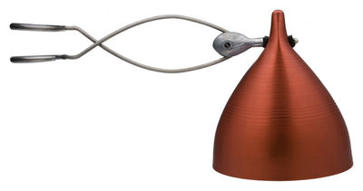 Tsé-Tsé Cornette Lamp with clip - Plain version. Red