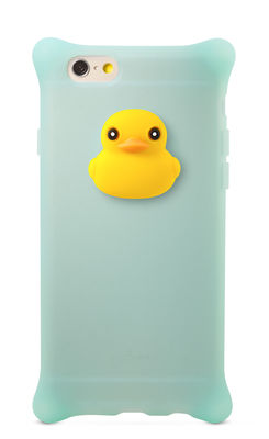 Bone Collection Canard Shell - For iPhone6 Plus. Yellow,Blue-green