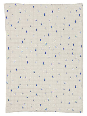 Ferm Living Cone Children plaid - Quilted - 100 x 70 cm. Blue,Grey
