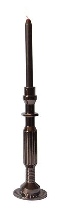 Diesel living with Seletti Transmission Candle stick - / H 35,5 cm. Bronze