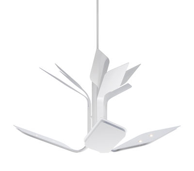 Lumen Center Italia Foliage S3 Pendant - LED - 3 arms - Ø 110 cm. White