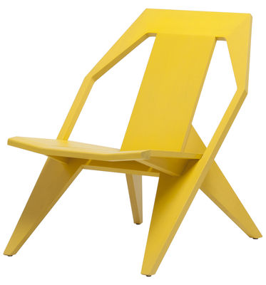 Mattiazzi Medici Low armchair. Yellow
