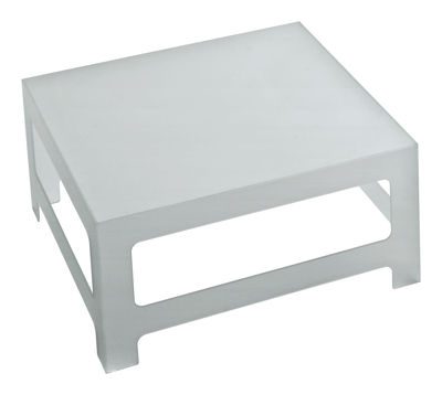 Glas Italia Nezu Coffee table - H 30 cm - 110 x 110 cm. White,Opaline
