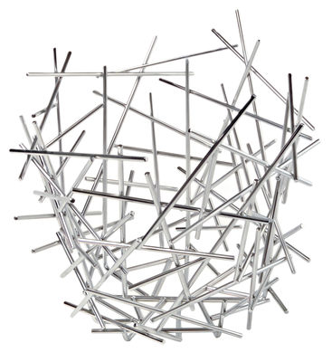 Alessi Blow up Basket - Ø 35 x H 31 cm. Steel