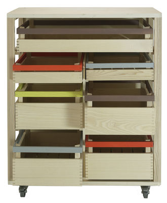 Pic Vert et Cie 4 Saisons Dresser - / 7 cases. Multicoulered,Natural wood