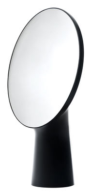 Moustache Cyclope Mirror - H 46,5 cm. Black