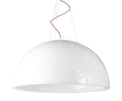 Slide Cupole Pendant - Lacquered version - Ø 120 cm - LED. Lacquered white