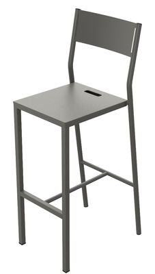 Matière Grise Up Bar chair - H 75 cm - Metal. Taupe