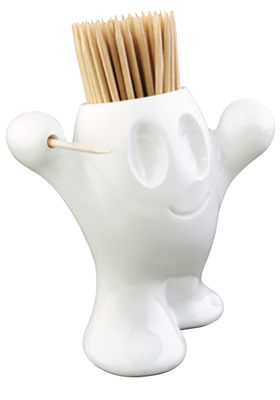 Koziol Pic'Nix Toothpick holder. White