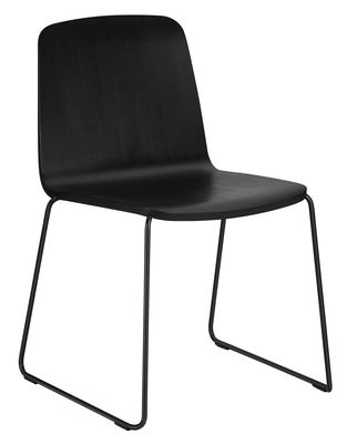 Normann Copenhagen Just Stackable chair - Wood. Black