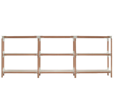 Magis Steelwood Shelf - H 93 cm. White,Beechwood