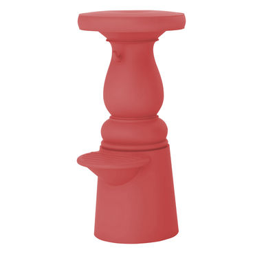Moooi New Antiques Bar stool - H 76 cm - Plastic. Red
