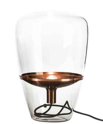 Brokis Balloon Small. Table lamp by Gallery S.Bensimon Copper,Transparent