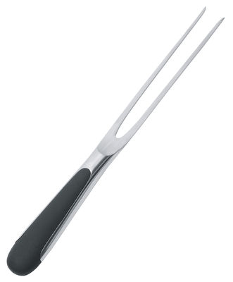 Alessi Mami Service fork - Cutting fork. Black,Steel