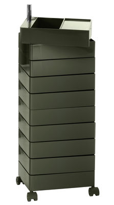 Magis 360° Mobile container - 10 drawers. Green