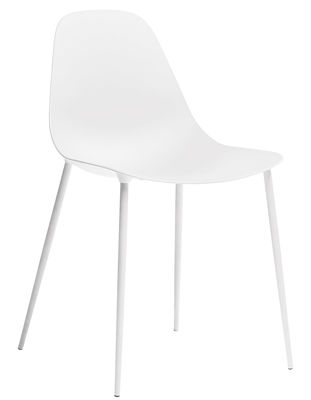 Opinion Ciatti Mammamia Chair - Metal shell & legs. White