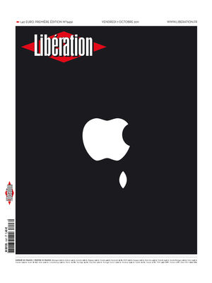 Image Republic Libé Apple Poster. Multicoulered