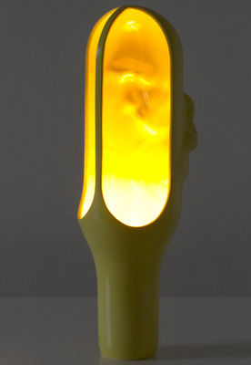 Moustache The Cave Table lamp - H 50 cm. Yellow