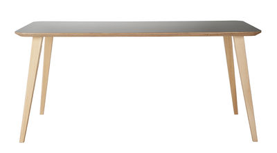 Ondarreta Bob Table - 180 x 90 cm - Bois et HPL. Grey,Natural wood
