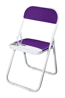 Seletti Pantone Children's chair - Folding chair for kid. Royal purple 268C