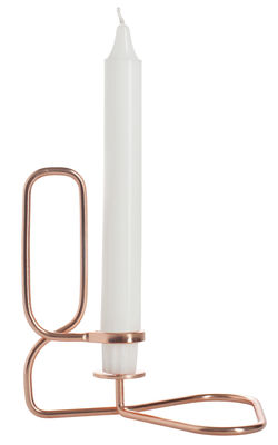 Hay Lup Table Candle stick - Triangle. Copper