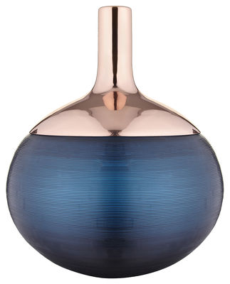 Tom Dixon Plum Ice bucket. Copper,Dark blue