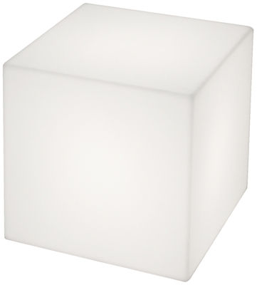 Slide Cubo Indoor luminous coffee table - indoor. White