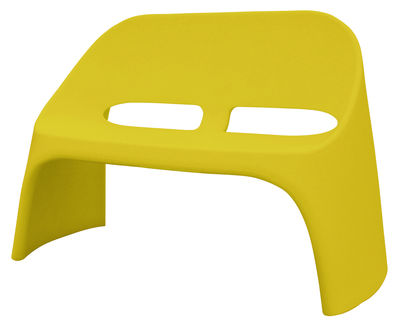 Slide Amélie Bench - 2 seats. Yellow