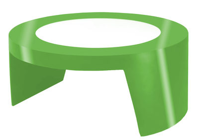 Slide Tao Coffee table. Laquered green