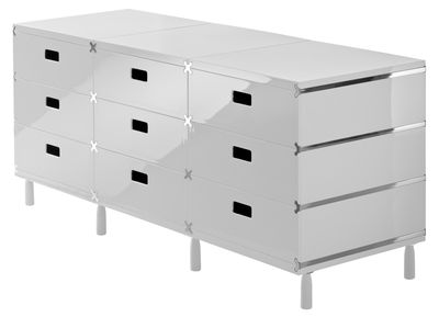 Magis Plus Unit Storage - 9 drawers. White