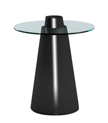 Slide Peak Table - H 80 cm. Laquered black