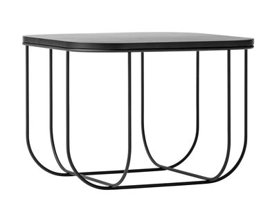 Menu Cage Coffee table - Storage - H 30 cm. Black