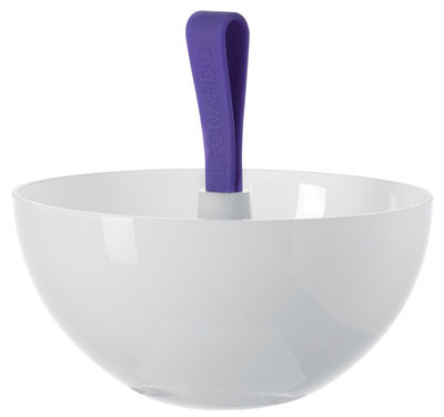 Leonardo Nico Bowl. White,Purple