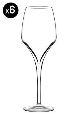 Italesse Tiburòn Gran Cru Champagne glass - SEt of 6. Transparent